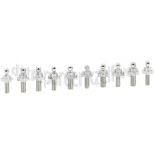 Foto van Deltafix Tourniquetsluiting Loxx bout m5 x 10mm vernikkeld Tourniquetsluiting, en zeilringen 