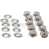 Foto van Deltafix Tourniquetsluiting Loxx bovendeel 15mm vernikkeld Tourniquetsluiting, en zeilringen 