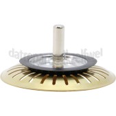 Foto van Reginox Afvoerzeef Comfort Gold Flax grote knop New York Gold Flax range 