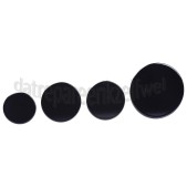 Foto van Branderdeksel Set van 4 stuks, zwart 