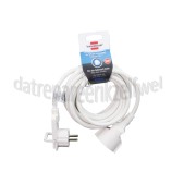 Foto van Brennenstuhl Snoer 3G1.5mm2 5 Meter Wit 3680W 16A Verlengsnoer Platte stekker Randaarde 