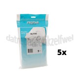Foto van Stofzuigerzak Micro Fleece 5 stuks Family, Business 14,0/9,0 ltr 