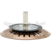 Foto van Reginox Afvoerzeef Comfort Copper Rose grote knop New York Copper Rose 