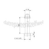 Foto van Reginox Standpijp Standpijp Spoelunits 15cm diep 