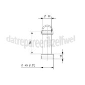 Foto van Reginox Standpijp Standpijp Spoelunits 10cm diep 