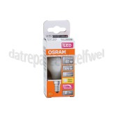 Foto van Osram Ledlamp LED Retrofit Classic P40 Dimbaar E14 Mat 4,8W, 2700K, 470lm 