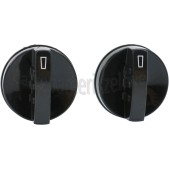 Foto van Dometic Knop 2 stuks, zwart RML8330 