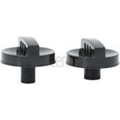 Foto van Dometic Knop 2 stuks, zwart RML8330 