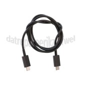 Foto van Samsung USB Kabel USB-C naar USB-C Kabel 45W, 1 meter, Wit laden en gegevensoverdracht 