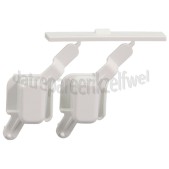 Foto van Knop Drukknop wit. Bediening WAK3462, WA5565, WAK7314 