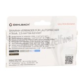 Foto van Oehlbach Adapter Excellence Banaanstekker, 4 stuks 1,5mm tot 6,0mm 