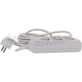Foto van Brennenstuhl Tafelcontactdoos Eco-Line Wit 5 meter 3x1,5 3-voudig, max. 3500W 