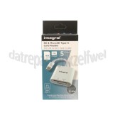 Foto van Integral Cardreader SD & MicroSD Type-C Card Reader USB 3.2 Gen-1 
