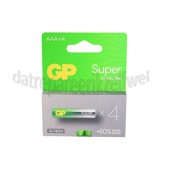 Foto van GP Batterij AAA LR03 1,5V Potlood Super Alkaline 