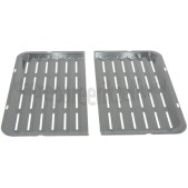 Foto van Bosch Grillplaat 2- delig HBJ354AS0Q, HBF134EB0A 