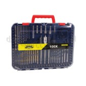 Foto van Benson Bitje Boor en Bitset 100 Delig + Koffer 