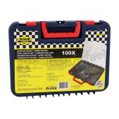 Foto van Benson Bitje Boor en Bitset 100 Delig + Koffer 