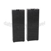 Foto van Pelgrim Filter Koolstoffilter, 2 Stuks IKR2083RVS 