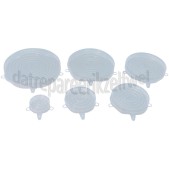 Foto van Benson Deksel Afdekhoesjes Siliconen Rekbaar, 6 stuks 