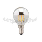Foto van Osram Ledlamp LED Retrrofit Classic P31 Mirror Zilver 4W E14 380lm 2700K 
