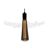 Foto van Calex Ledlamp Royal Kinna Titanium E27 3,5W 60Lm 2000K Dimbaar 