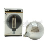 Foto van Calex Ledlamp LED Glasfiber Titanium G125 E27 3.5W 40lm 2000K Dimbaar 