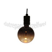 Foto van Calex Ledlamp Calex Inception G125 Gradient Black Gold E27 3,5W 80Lm 1800K Dimbaar 