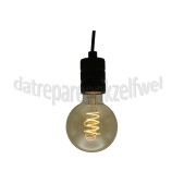 Foto van Calex Ledlamp LED Globe G95 Goud Flex Filament E27 5,5W 470lm 2100K 