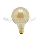 Foto van Calex Ledlamp LED Globe G95 Goud Flex Filament E27 5,5W 470lm 2100K 