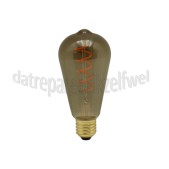 Foto van Calex Ledlamp LED Rustiek ST64 Natural Flex Filament E27 4,0W 100lm 1800K 