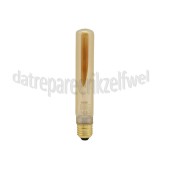 Foto van Calex Ledlamp LED Glassfiber T30x185 Buis Goud SMD Dimbaar E27 2,3W 65lm 1800K 