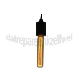 Foto van Calex Ledlamp LED Glassfiber T30x185 Buis Goud SMD Dimbaar E27 2,3W 65lm 1800K 