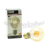 Foto van Calex Ledlamp LED Standaard A60 Goud Flex Filament E27 5,5W 470lm 2100K 