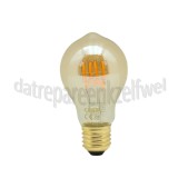 Foto van Calex Ledlamp LED Standaard A60 Goud Flex Filament E27 5,5W 470lm 2100K 