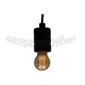 Foto van Calex Ledlamp LED Glasfiber P45 Goud SMD Dimbaar E27 2,3W 65lm 1800K 