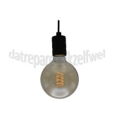 Foto van Calex Ledlamp LED Globe G125 Goud Flex Filament E27 5,5W 470lm 2100K 