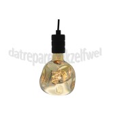 Foto van Calex Ledlamp XXL Organic Neo Champagne E27 4W 75Lm 1800K Dimbaar 