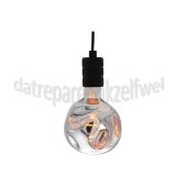 Foto van Calex Ledlamp XXL Organic Neo Silver E27 4W 75Lm 1800K Dimbaar 