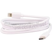 Foto van Grab 'n Go USB Kabel Cable Lightning to USB C 1m (non MFI), Wit Lightning connector 