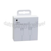 Foto van Apple USB-C Kabel USB-C Oplaadkabel geweven, 1 meter, wit 60W, laden en gegevensoverdracht 