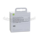 Foto van Apple USB-C Kabel USB-C Oplaadkabel geweven, 1 meter, wit 60W, laden en gegevensoverdracht 