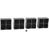 Foto van Eurofilter Filter Koolstoffilter, 4 stuks IDE84243IB, DMGL8311SW, IDK84453IB 