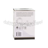 Foto van Calex Lamphouder Tafelarmatuur Vierkant Marmer Zwart E27, 1,8m snoer 