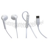 Foto van Grab 'n Go Hoofdtelefoon In Ear Hoofdtelefoon Wit, met microfoon Universeel USB-C 