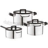 Foto van BergHOFF Set Uqonic Downdraft 6-delige pannenset 6-Delig 