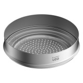 Foto van BergHOFF Mand LEO RECYCLED Stoommandje, Graphite 20-24cm 