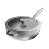 Foto van BergHOFF Pan LEO RECYCLED Wokpan, Graphite 28cm 