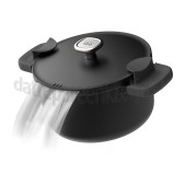 Foto van BergHOFF Pan LEO RECYCLED Kookpan Antikleef, Phantom 24x14cm 