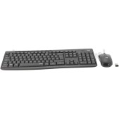 Foto van Logitech Toetsenbord MK295 Silent Keyboard + Muis Zwart, US Layout 