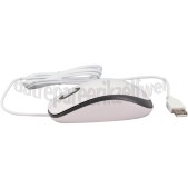 Foto van Logitech Muis M100 Wit 1000 DPI, link- en rechtshandig, bedraad 